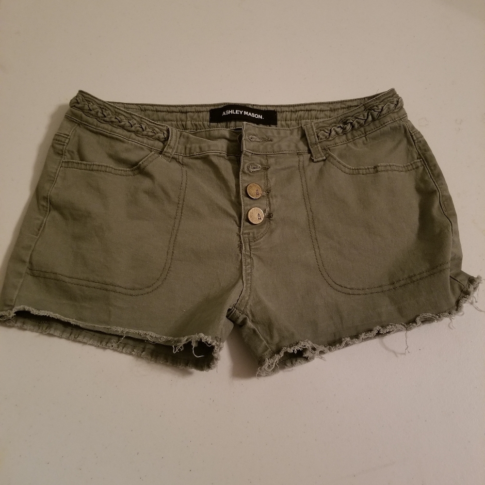 Green shorts